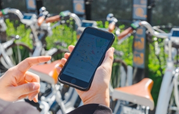 アプリで自転車をかんたん予約