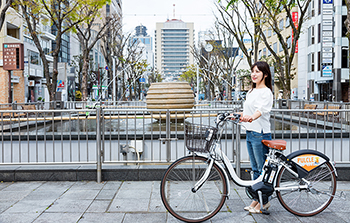 自転車は電動アシスト